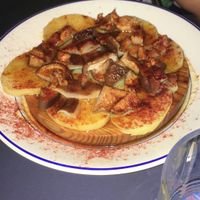 Pulpo a la gallega, recomendable! at Sa Capca in Blanes