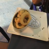 Calamares a la romana, se puede mejorar pero, not bad! at Sa Capca in Blanes