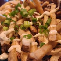 fries w/vegan mayo/aoili at Hopyard Beer Bar in Halifax