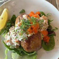 Oven baked potato at Kökeriet in Nynashamn