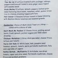 Menu 2/3 at Simply Vegan by Silly's in Portland