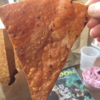 Giant chips!! at Simply Vegan by Silly's in Portland
