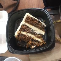 Carrot cake! at Simply Vegan by Silly's in Portland