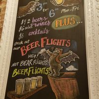 Not menu-related, but the only pic I took. "Bear Flight"...lol at Bareburger in Ridgewood