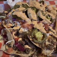Sides of sour cream and salsa  at Old Shillelagh in Detroit