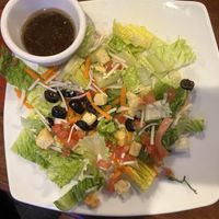 Salad that came with the mushroom enchiladas   at Cantina Azteca in Carmichael