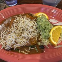 Mushroom enchiladas - excellent!   at Cantina Azteca in Carmichael