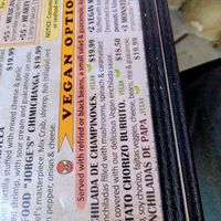 I had vegan mole enchiladas and it was delicious. at Cantina Azteca in Carmichael