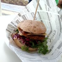 Vegan House Burger // Hamburguesa House vegana at H Burger  in Gran Canaria