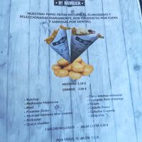 Menú fries/papas/patatas at H Burger  in Gran Canaria