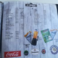 Drinks at H Burger  in Gran Canaria