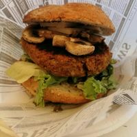 Vegan burger "Champion" at H Burger  in Gran Canaria