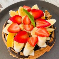   at Hari's Creperie in Crete