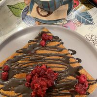   at Hari's Creperie in Crete