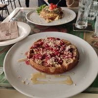 Best waffles! at Hari's Creperie in Crete