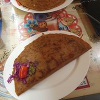 Vegan crepe! at Hari's Creperie in Crete