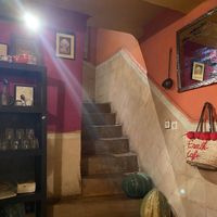 Upstairs sweating at Earth Cafe - Derb Zawak in Marrakech