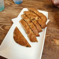 Focaccia alle olive at Il Forno di Pitagora in Rovereto