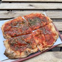 Pinsa Marinara  at Pinsa 'Mpo in Rome