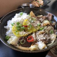 Vegan beef bulgogi  at Kimchi Planet in Newcastle Upon Tyne