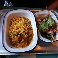 Mac n cheese at The Loaded Dog in Leicester