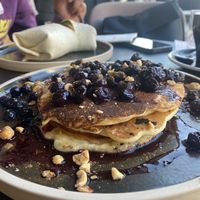 Vegan blueberry pancakes 🥞   at 17 Grams in Hove