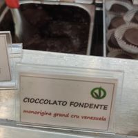 Vegan chocolate gelato at Box-Cream in Genoa