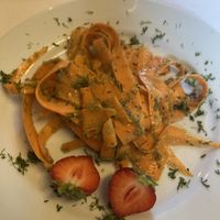 Highlight of the options, the carrot starter  at Christas in Stralsund