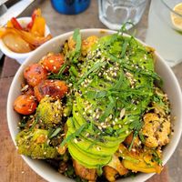 Veggie Bowl at Inside Cafe in Guanajuato