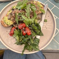 Avo toast   at Inside Cafe in Guanajuato