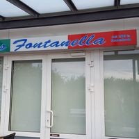 Outside of the Eiscafe at Eiscafe Fontanella in Grossenbrode