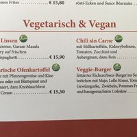 Menu  at Zum Alten Salzspeicher in Heiligenhafen