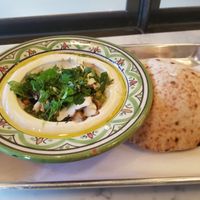 Delicious  hummus at Hasiba in Los Angeles