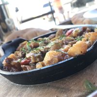 Potato stew at Hasiba in Los Angeles