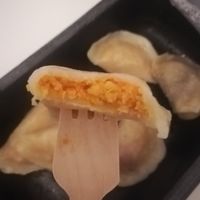 Savory vegan dumpling at Pierozak in Poznan