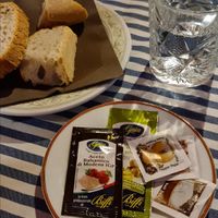Rock hard bread at Ristoro Dantesca in Pisa