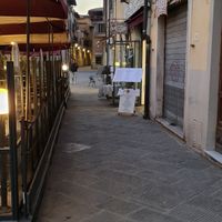 Outside at Ristoro Dantesca in Pisa