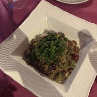 Beetroot gnocchi   at Ristoro Dantesca in Pisa