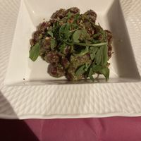 beet root gnocchi   at Ristoro Dantesca in Pisa
