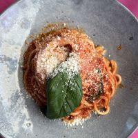 Spaghetti pomdoro   at Ristoro Dantesca in Pisa