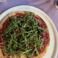 Delicious vegan pizza with roasted veg!   at Ristoro Dantesca in Pisa