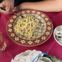 Spaghetti cacio e pepe  at Ristoro Dantesca in Pisa