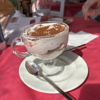 Vegan tiramisu   at Ristoro Dantesca in Pisa