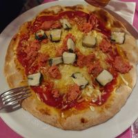 Gorgonzola e salsiccia at Ristoro Dantesca in Pisa