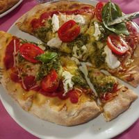 Ricotta pesto e pomodorini at Ristoro Dantesca in Pisa