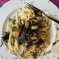 Spaghettie alle non vongole  at Ristoro Dantesca in Pisa
