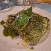 Lasagna vegana al pesto una delizia  at Ristoro Dantesca in Pisa