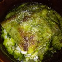The pesto lasagna. at Ristoro Dantesca in Pisa