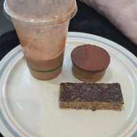 Hemp protein bar, salted caramel treat and snickerz smoothie at Raw Raw Raw in Fremantle