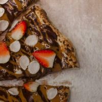 Creme de avelã, hazelnut cream at Fermentô in Porto Alegre